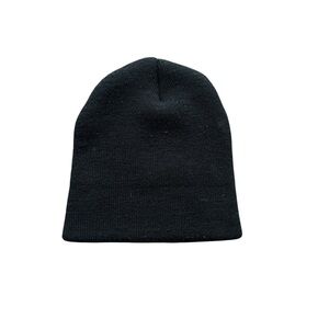Classic Black Knit Beanie